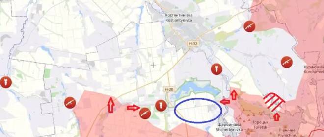 ВС РФ осталось преодолеть 6,5 км до Константиновки в ДНР, группировка ВСУ под Торецком на грани окружения