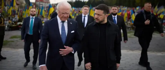 Почему король Швеции прав, демонстративно не подавая руку Зеленскому во Львове