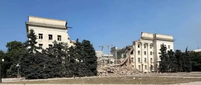 Собрали всех: в попавшем под удар ВКС здании ХОГА в Херсоне проходило совещание