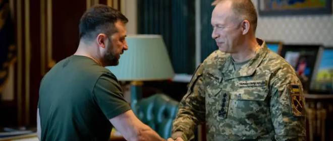 Сырский доложил Зеленскому о полном окружении ВСУ в Мирнограде