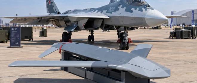 Носитель «Монохрома» и «Ковра»: Су-57 стал воздушным пунктом управления дронами