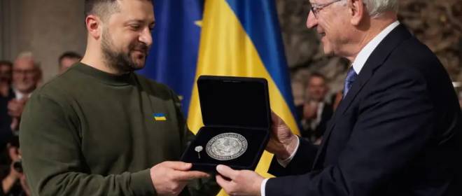 Зеленскому присудили премию за выдающийся вклад в урегулирование конфликтов