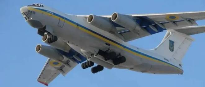 В небе над Украиной снова замечен самолет ВТА Ил-76МД