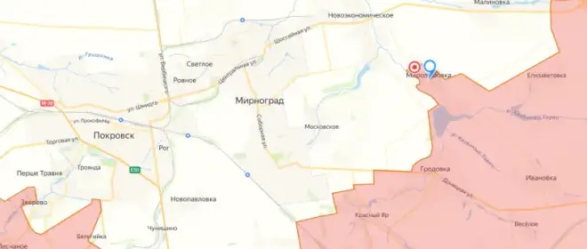 Заход во фланг: ВС РФ освободили Миролюбовку на подступах к Мирнограду