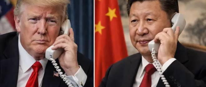 Си Цзиньпин после разговора с Путиным созвонился с Трампом