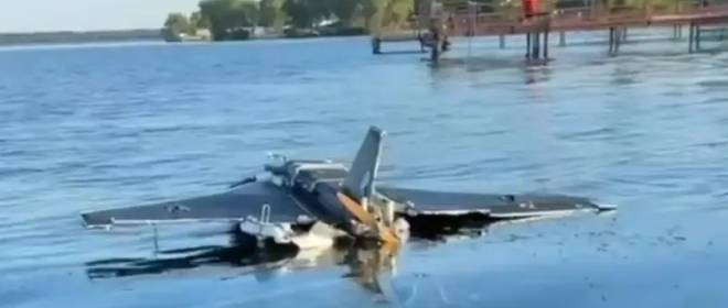 Российский беспилотник «Гербера» символично проплыл по Днепру в Киеве после ночной атаки на город