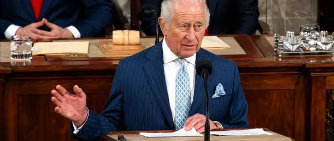 Король Британии призвал защитить Украину от РФ, Конгресс США аплодировал стоя