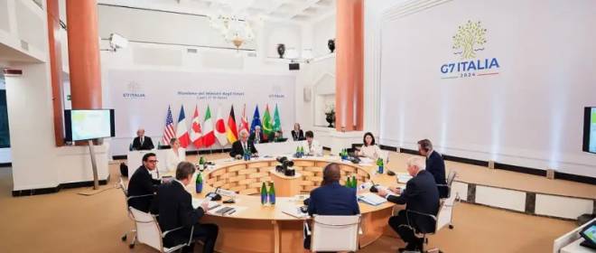 Главы МИД стран G7 намерены усиливать санкции против государств, помогающих России