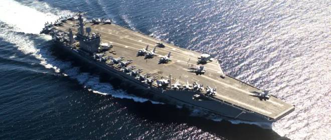 США могут намеренно затопить старейший атомный авианосец USS Nimitz у берегов Ирана