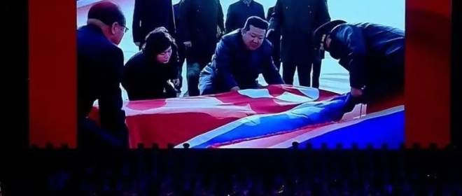В КНДР показали, как Ким Чен Ын прощался со своими бойцами, погибшими при освобождении Курской области