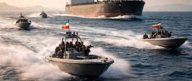 Иранский спецназ попытался взять на абордаж нефтетанкер США, но тщетно