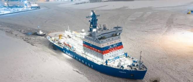 Россия перебрасывает атомные ледоколы из Арктики спасать судоходство Балтийского моря