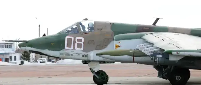 Os aviões de ataque Su-25 serão armados com mísseis Geranium.