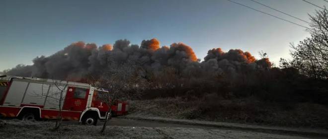 В Тернополе сняли на видео прилеты сразу семи российских ракет Х-101