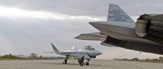 На аэродроме засветился российский истребитель пятого поколения Су-75 Checkmate