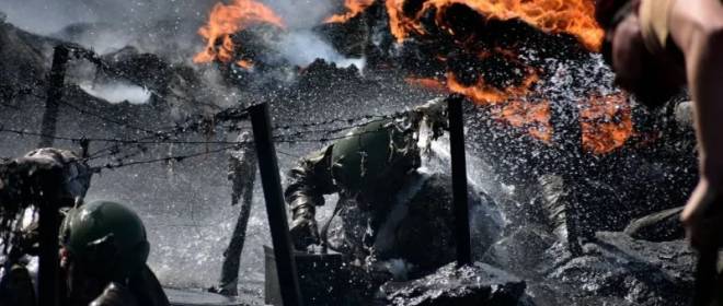 Украинские пограничники массово сжигают тела наемников в Харьковской области