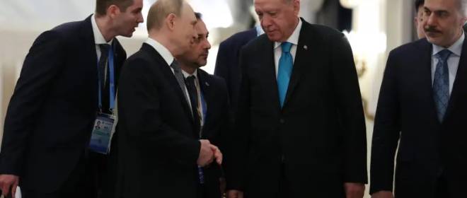 Time: даже Путин испытывает неловкость за Эрдогана