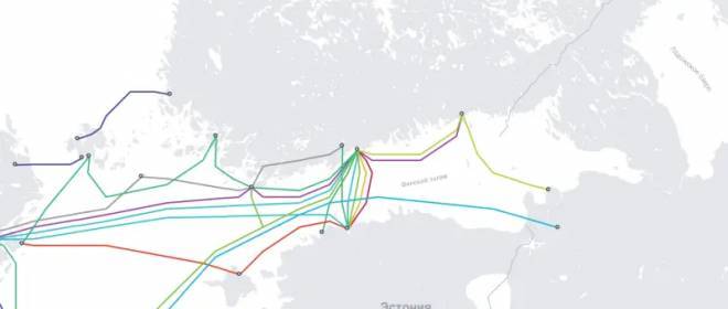 Еще три подводных кабеля в Финском заливе вышли из строя