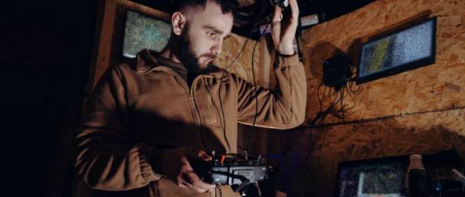 Показаны кадры подземной базы ВСУ с грузовиками и пикапами