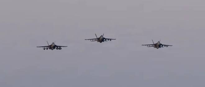 В США сняли на видео крушение двух истребителей F/A-18
