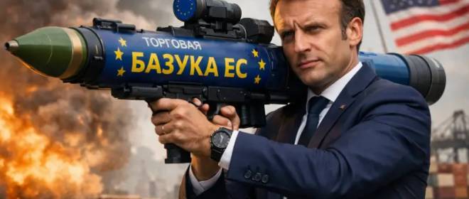 Макрон хочет применить «торговую базуку» против США