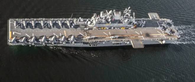 MW: боеспособен ли «молниеносный авианосец» США, идущий из Японии на войну с ИРИ