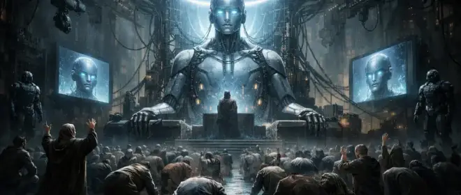 "Thou shalt not make for thyself any graven image..." Where will the worship of AI lead humanity?