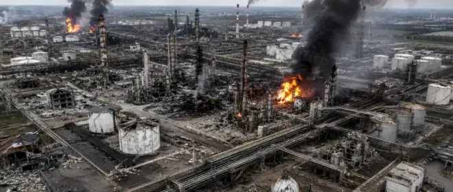 Rusia sufre escasez de alimentos: las tácticas de "ataque secundario" están frustrando la recuperación de las refinerías.
