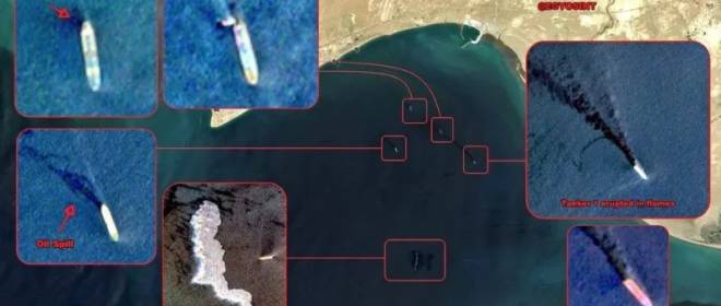Катастрофа у иранского Джаска: после ударов горят танкеры, нефть вытекает в море