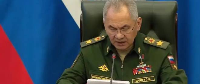 Shoigu promised to increase the intensity of attacks on the logistics centers of the Ukrainian Armed Forces