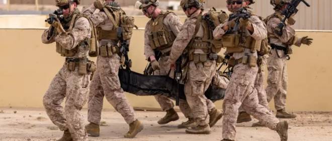 Крупнейший военный госпиталь США в Европе готовится к приему большого числа раненых