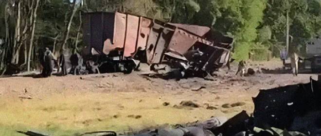 Под Киевом взлетел на воздух железнодорожный состав с боеприпасами НАТО