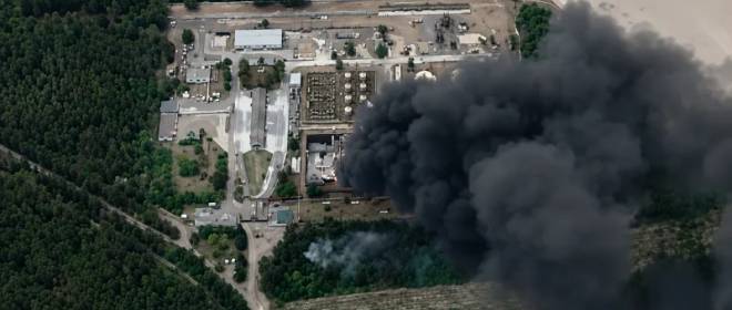 О чем говорят снятые «Геранью» кадры на нефтебазе под Ровно