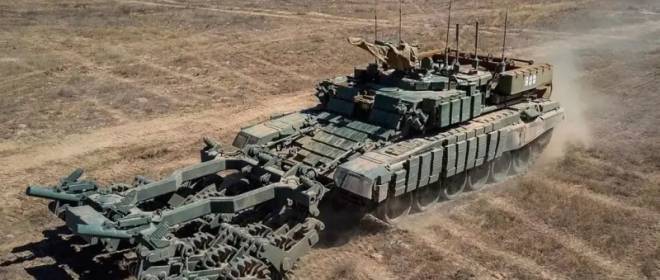 Minenresistente Fahrzeuge vom Typ BMR-3MA Vepr trafen massenhaft bei den russischen Truppen ein.