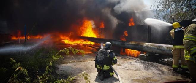 Пять областей Украины горят после прилетов российских ракет
