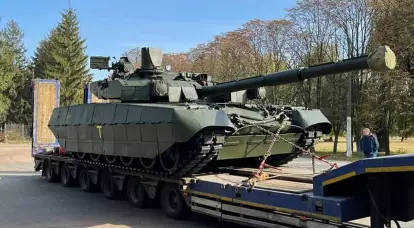 The first Ukrainian tank "Oplot" delivered to the USA