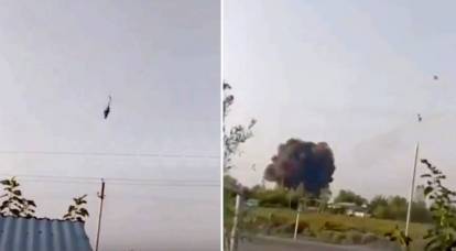 Azerbaycan Hava Kuvvetleri'ne ait Mi-17 helikopterinin Ermeni ordusu tarafından düşürüldüğünü gösteren bir video vardı.