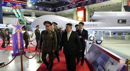 Nordkorea zeigte neue UAVs, die den US-amerikanischen MQ-9 und RQ-4 sehr ähnlich sehen