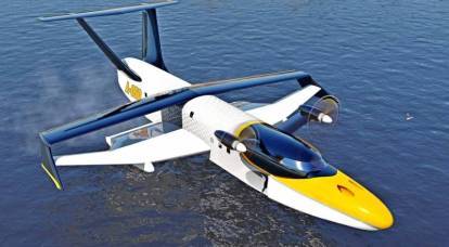 O ekranoplan multiuso "Chaika-2" irá acelerar até 400 km / h