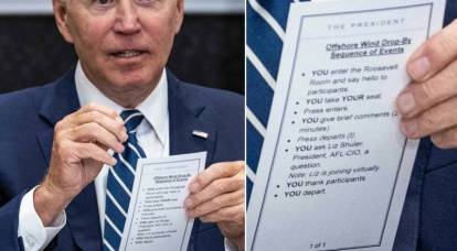 Biden ridiculed for step-by-step instructions with the sequence of his actions