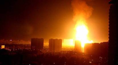 Ukrayna şehrinde güçlü patlamalar filme alındı