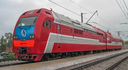 Rus gaz türbini lokomotifi 20 km / s hızla 100 bin ton çekecek