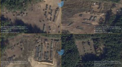 Las imágenes de satélite de la región de Brest confirman la formación de nuevas formaciones militares