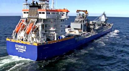 Yabancı gemi Nord Stream 2'nin yapımına katıldı