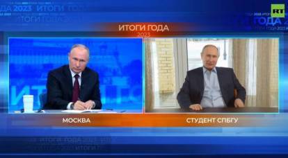 Появление «двойника Путина» в прямом эфире удивило президента