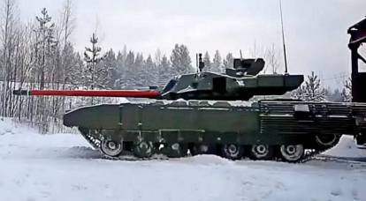 Não a favor de "Armata": a rede comparou a estabilização de canhões de tanque após um tiro