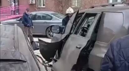 El coche de un ex oficial del SBU explotó en Moscú