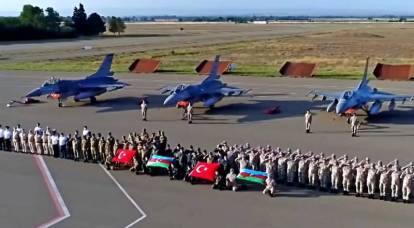 Пять турецких истребителей F-16 прибыли в Азербайджан
