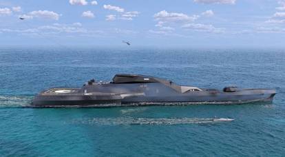 In France, the concept of the stealth frigate of the future called Blue Shark