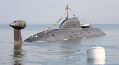 The British press claims that the NATO military forced to surface a Russian submarine near Norway